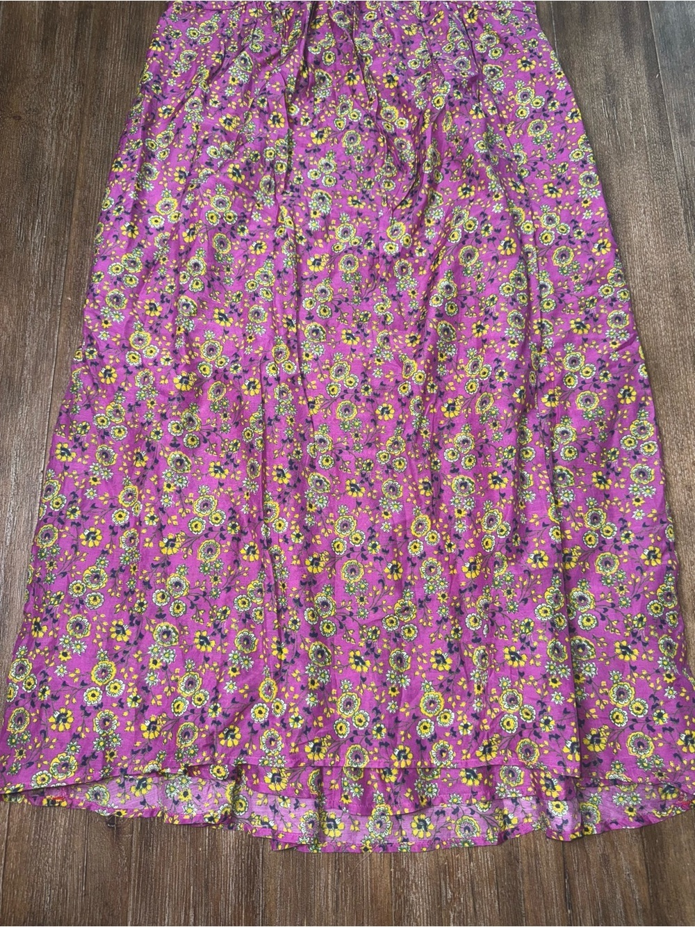 XIRENA Dani Sleeveless Midi Dress Pink Silk Blend Womens Size XS Floral Boho EUC - Picture 3 of 8